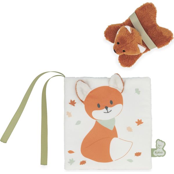 Kaloo Libro Di Peluche Volpe - Libro Per Bambini Con Morbida Volpe E Animali Della Foresta-image