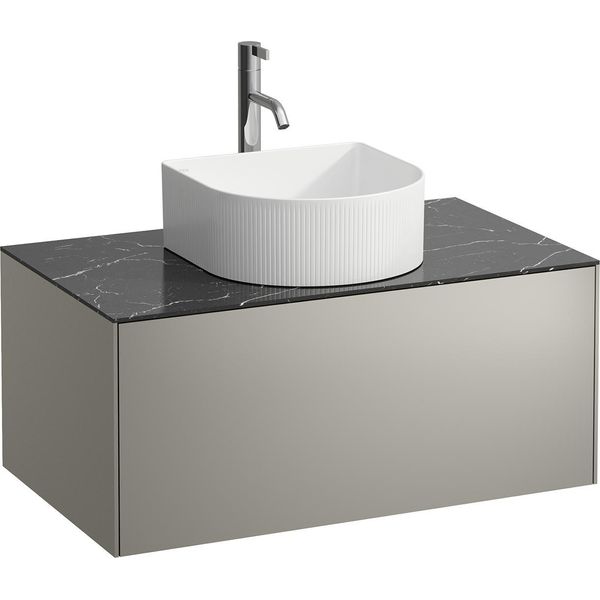 Tiroir Sonar En Cours D'utilisation, 1 Tiroir, Adapté Aux Cuvettes Des Lavabos 812340, 812341, 812342, 812343, DéCoupe Au Milieu Pour Le Lavabo Et Le Robinet, H4054150341421, H4054150341421-image