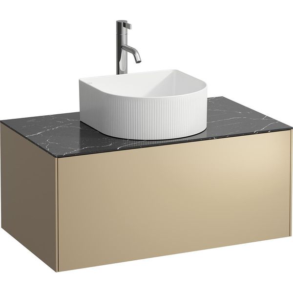 Tiroir Sonar En Cours D'utilisation, 1 Tiroir, Adapté Aux Cuvettes Des Lavabos 812340, 812341, 812342, 812343, DéCoupe Au Milieu Pour Le Lavabo Et Le Robinet, H4054150341401, H4054150341401-image