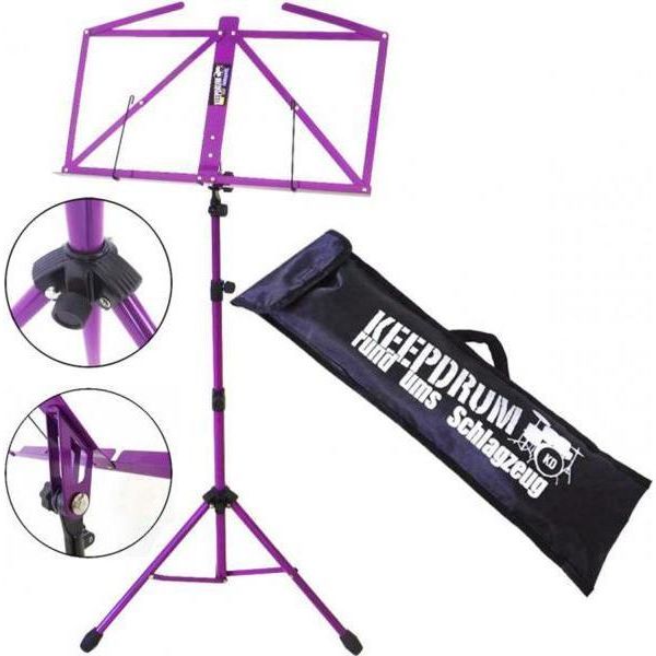 Leggio Keepdrum MUS3FL Viola Con Borsa-image