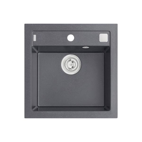 Alveus Cz Formic 20/91- Nero ( 520X510Mm) + Trappola A Scomparsa F-image