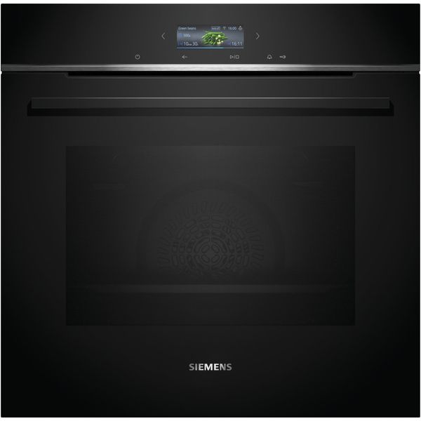 Forno Multifunzione Da Incasso 71L 60Cm Con Pirolisi/Idrolisi, Nero Siemens Hb774G2B1-image