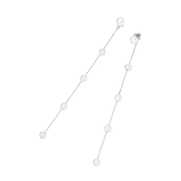 Paar OhrhäNger "Mit SüßWasser-Perlen, Silber 925", Silber, Giorgio Martello Milano, Ohrringe, Damen, Silber 925 (Sterlingsilber)-image