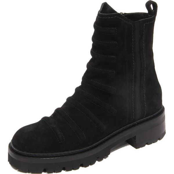 G3696 Stivaletto Donna Pons Quintana Black Suede Boots Women-image