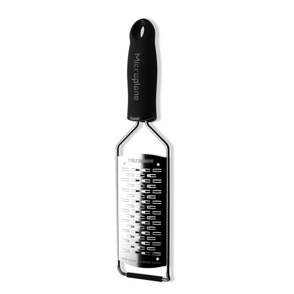Microplane 45002 Grattugia Serie Gourmet A 2 Taglienti, Nera (1 Pezzo)-image