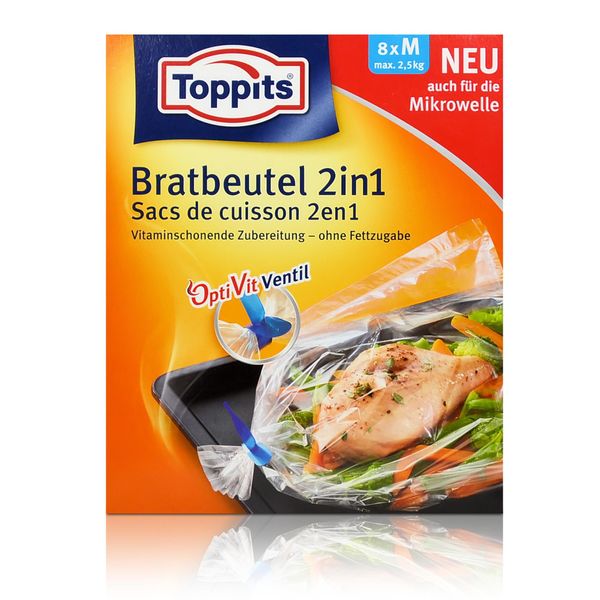 Toppits 2580541003 8 Toppits Bratbeutel M-image