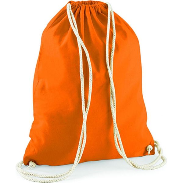Westford Mill W110 | Borsa Da Palestra In Cotone | 37 X 46 Cm - Colore: Arancione - Dimensioni: 37 X 46 Cm-image