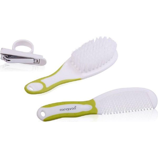 Set Per La Cura Dei Capelli Del Bambino E Tagliaunghie B1879 Spazzola Pettine Tagliaunghie Arrotondato-image