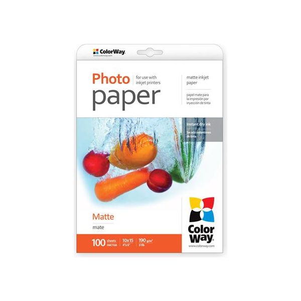 Colorway | 190 G/M² | 10X15 | Matowy Papier Fotograficzny-image