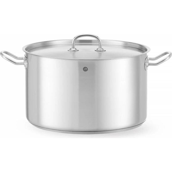 Casseruola Alta Hendi Con Coperchio Kitchen Line Da 15 Litri Per Tutti I Tipi Di Fornelli-image