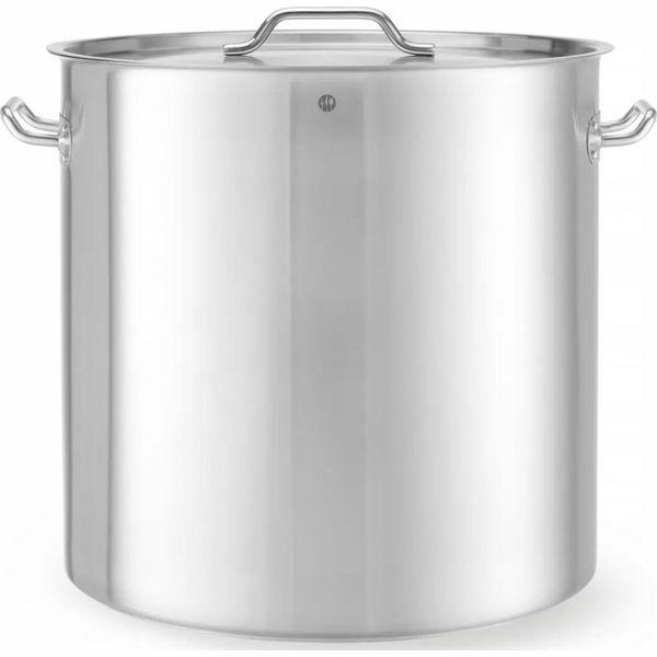 Hendi Budget Line Casseruola In Acciaio Inox Da 98 Litri Con Coperchio-image