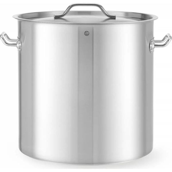 Pentola Hendi Con Coperchio Budget Line Da 50 Litri In Acciaio Inox-image