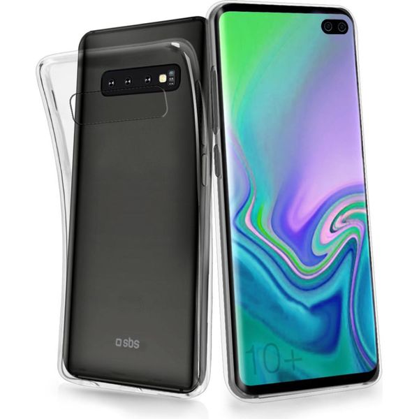 Sbs TESKINSAS10PT Coperchio Protettivo Per Telefono Cellulare 16,3 Cm (6,4") Cover Trasparente"-image