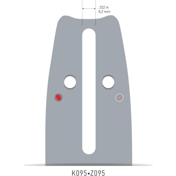 Oregon Advancecut Lama 33 Cm 1,3 Mm .325" ( 130MLBK095 ) Guida Per Motosega"-image