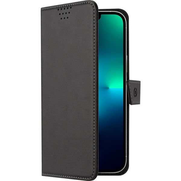 Celly Wallymag Custodia Per Cellulare 17 Cm (6.7") Custodia A Borsellino Nero"-image