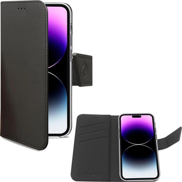 Celly Wally Custodia Per Cellulare 17 Cm (6.7") Custodia A Borsellino Nero"-image