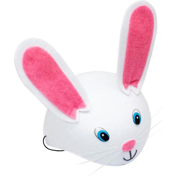 Cappello Da Coniglietto Bianco Coniglietto Di Pasqua Rosa-image