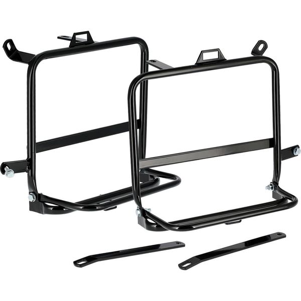 Set: Portapacchi Destro + Sinistro, Nero - Per Mz ETZ125, ETZ150, ETZ251, ETZ301-image