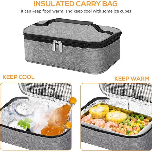 Borsa Frigo Portatile E Isolata Termicamente, Mini Pranzo Per Campeggio, Escursioni, Barbecue, Picnic-image