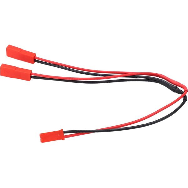Jst Spina Splitter Maschio Femmina Y Cavo 1 A 2 Adattatore Parallelo Per Rc Auto Aerei E Barche-image