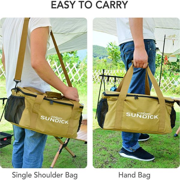 Borsa Di Stoccaggio Per Campeggio All'aperto, Portatile, Resistente All'usura, Picnic In Oxford, Grande Borsa Da Viaggio-image