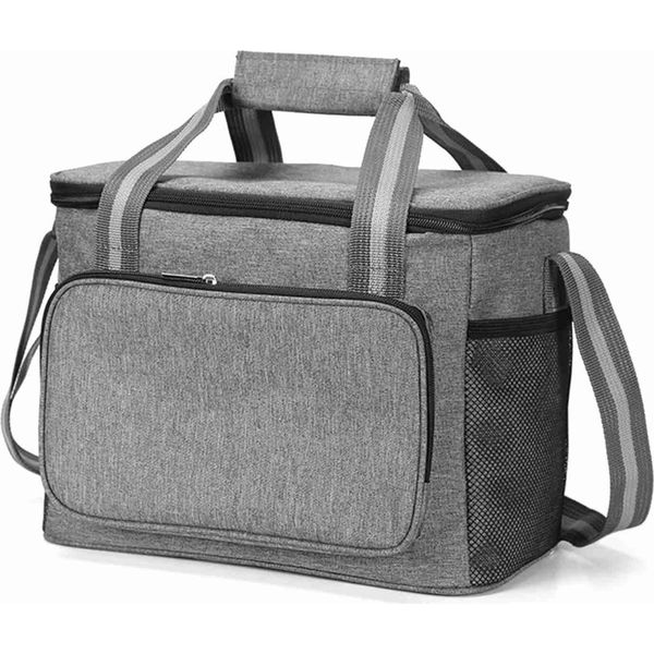 Borsa Frigo 15L, Portatile, Isolata, Per Viaggi, Escursioni, Spiaggia, Picnic, Barbecue-image