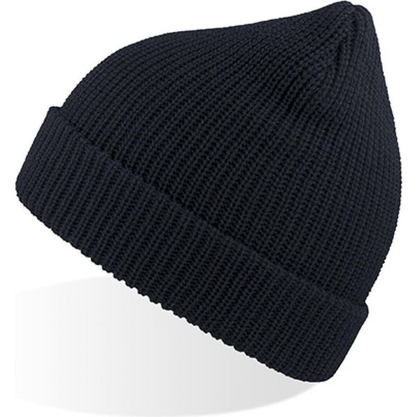 Atlantis Woll | Woolly Beanie, Berretto A Coste - Colore: Navy - Taglia: Unica-image