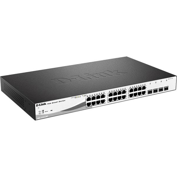 Switch Gestito Intelligente D-Link DGS-1210-28P A 28 Porte Layer2 Poe Gigabit-image