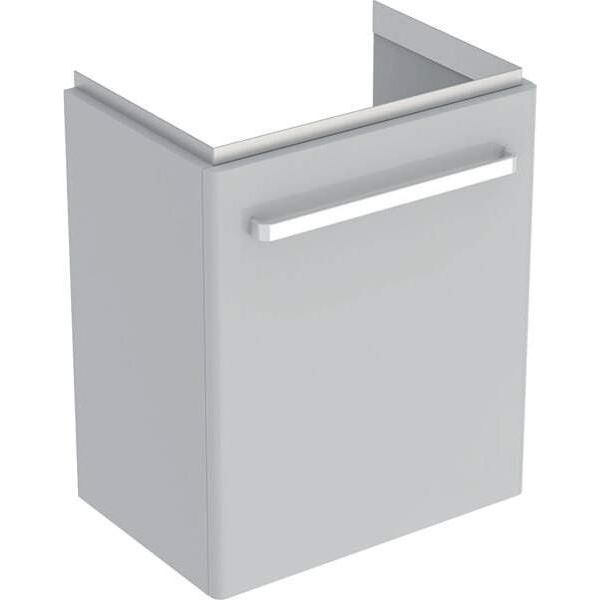 Geberit Armoire Sous Lavabo Renova Nr. 1 Comprimo Nouveau 500X604X337Mm Gris Clair Mat/Gris Clair Brillant, 862056000, 862056000-image