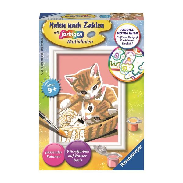 Ravensburger 29686 Ravensburger Malen-Nach-Zahlen Katzenbabys-image