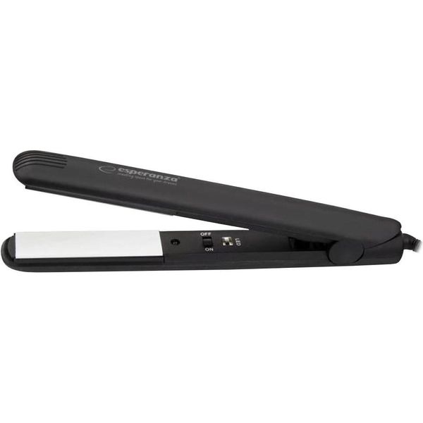 Esperanza EBP001 Strumento Per Lo Styling Dei Capelli Ferro Lisciante Nero Caldo, Bianco 35 W-image