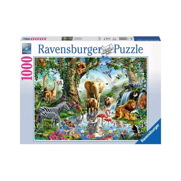 Ravensburger 19837 Ravensburger Abenteuer Im Dschungel Puzzle 1000 Teile-image