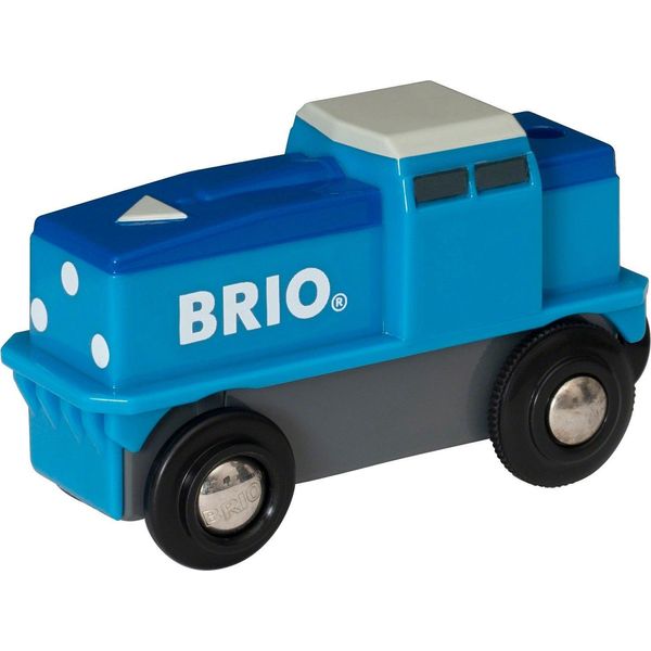 Locomotiva Merci A Batteria Blu Brio 63313000-image