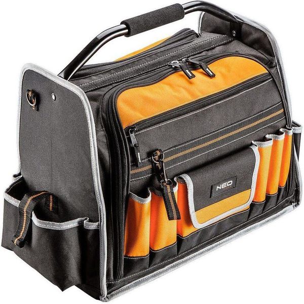 Neo Tools Borsa Porta Attrezzi - Borsa Porta Attrezzi Professionale - Borsa Porta Attrezzi Per Appassionati Di Bricolage E Hobbisti - Dimensioni 49,5 X 38 X 27 Cm-image