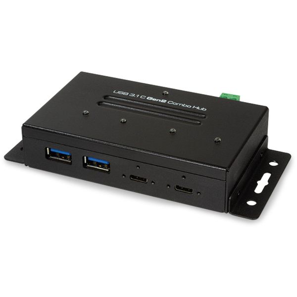 Logilink UA0316 Logilink USB-C 3.1 Hub 4-Port Combo Gen 2 Industrieausf.-image