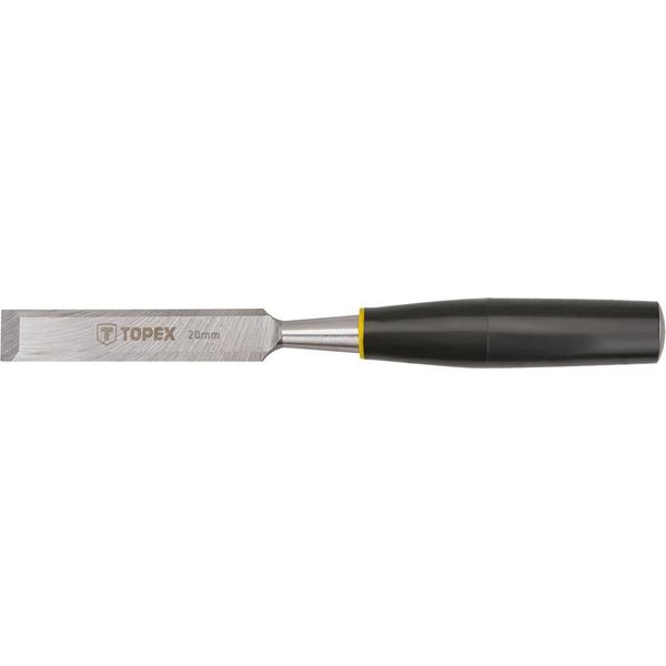 Scalpello Per Legno Topex, Larghezza Del Tagliente 20 Mm, Manico In Plastica | Scalpello Piatto Scalpello Manuale Scalpello-image
