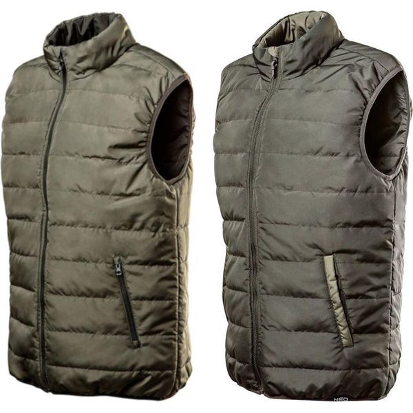 Neo Tools Gilet Da Lavoro Gilet Professionale Gilet Da Assemblaggio Da Uomo Giacca Da Lavoro - Gilet Reversibile Idrorepellente Camo - Taglia: S-image