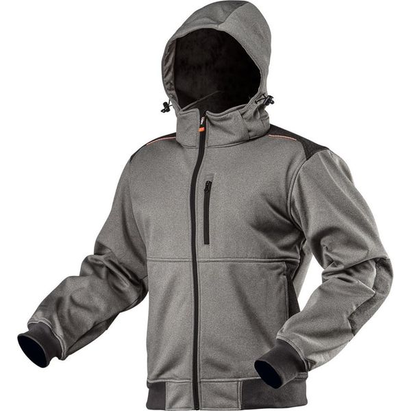 Giacca Da Lavoro In Softshell Con Cappuccio Staccabile, Taglia L-image