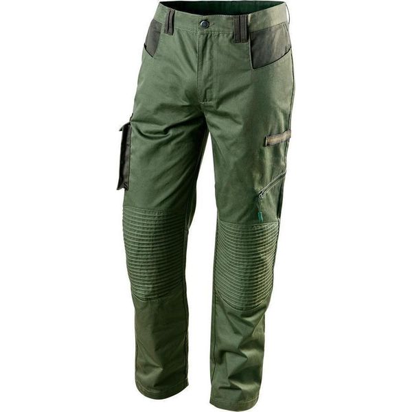 Pantaloni Di Sicurezza - Pantaloni Da Lavoro Con Protezione Per Le Ginocchia Pantaloni Protettivi Pantaloni Protettivi Neo Tools - Olive - Taglia: Xxl-image
