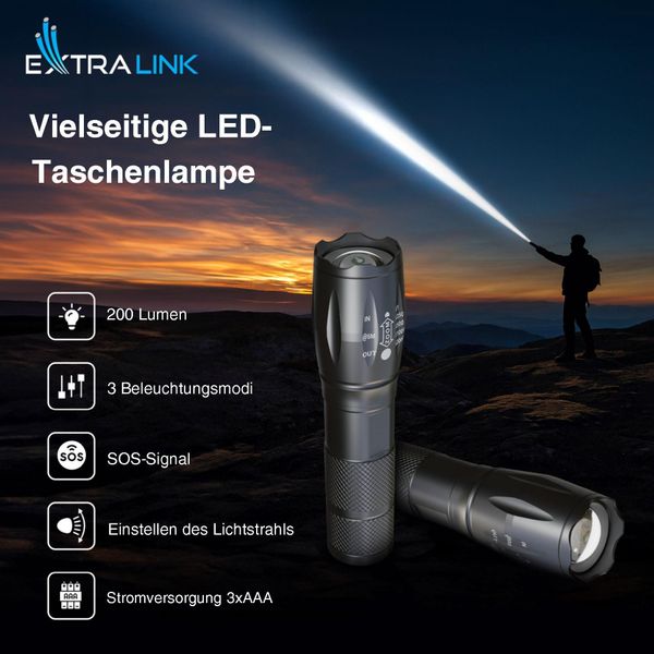 Extralink Efl-1008 Freya | Torcia A Led | Batteria, 10W, 200Lm-image