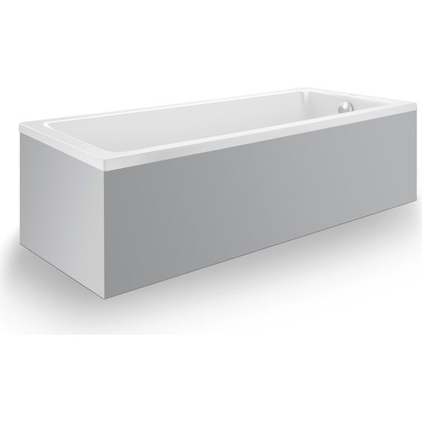 Duravit No.1 Baignoire EncastréE, Rectangulaire, 1600X700Mm, 1 Pente De Dossier, Blanc, 700488000000000, 700488000000000-image