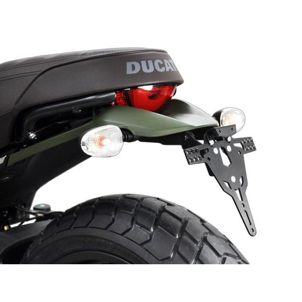 Porta Targa Zieger Pro Compatibile Con Ducati Scrambler 800 Bj 2015-17 Austria-image