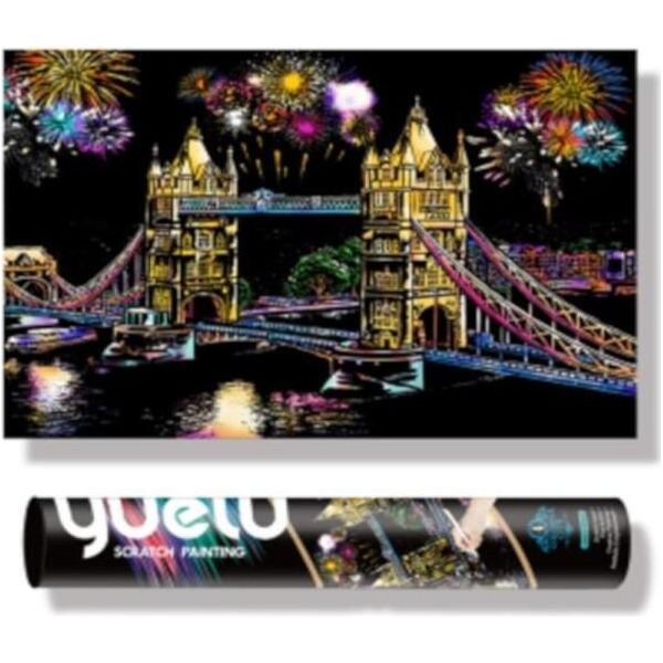 Scratch Tuba Tower Bridge Scratch Pad 75X52 Cm 1006271 Norimpex-image