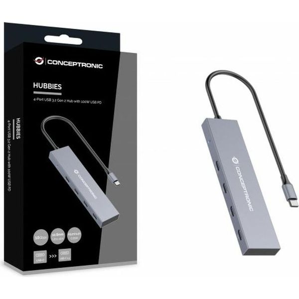 Conceptronic HUBBIES14G Conceptronic HUBBIES14G 4-Port Usb 3.2 Hub-image