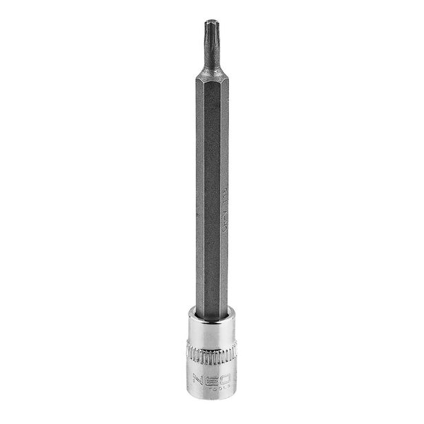 Neo Tools Bit Torx Con Portabit Su Attacco Da 1/4", Attacco, Base, Lungo, 87 Mm, Acciaio Al Cromo Vanadio, Disponibile In Molte Varianti, Punta A Stella, Alta Qualità (TX15)"-image