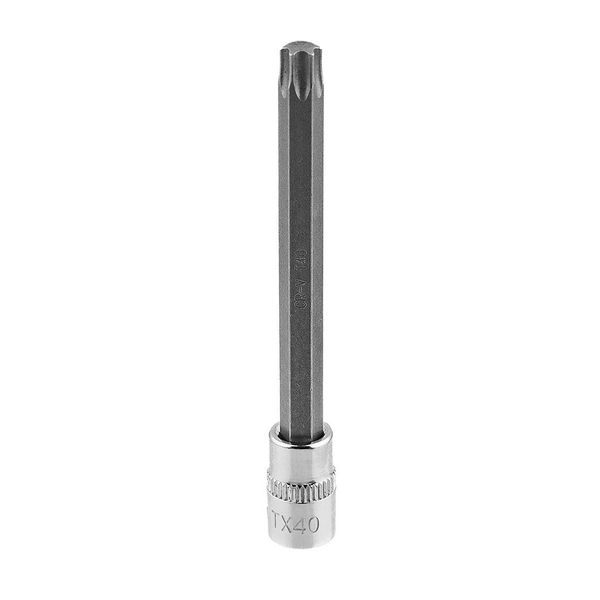 Neo Tools Bit Torx Con Portabit Su Attacco Da 1/4", Attacco, Base, Lungo, 87 Mm, Acciaio Al Cromo Vanadio, Disponibile In Molte Varianti, Punta A Stella, Alta Qualità (TX40)"-image