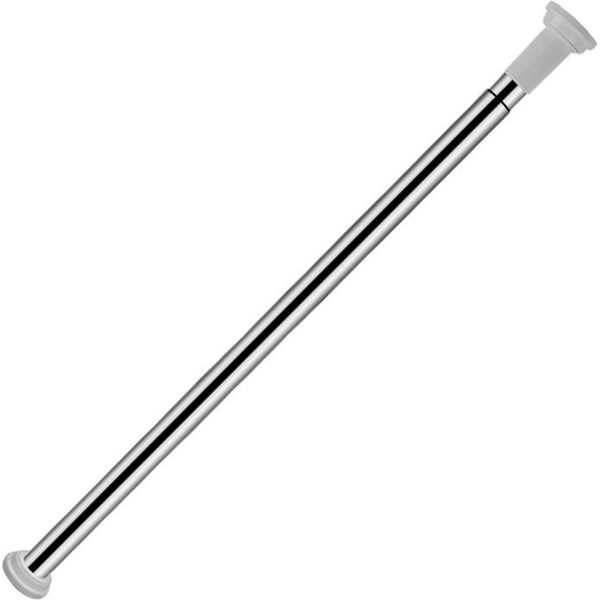 Asta Telescopica Jiubiaz In Acciaio Inox, Asta Per Tende Da Doccia Senza Foratura, Asta Di Tensione, Regolabile Ruotando, Tenuta Sicura, Come Asta Per Doccia, Asta Per Abiti (Da 140 A 260 Cm)-image