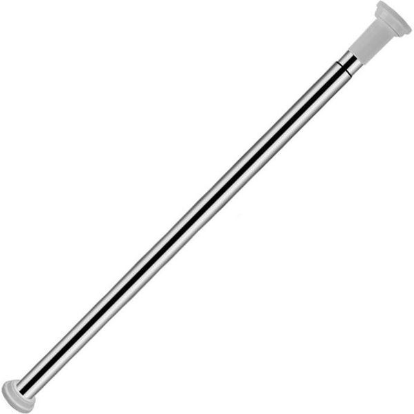 Asta Telescopica Jiubiaz In Acciaio Inox, Asta Per Tende Da Doccia Senza Foratura, Asta Di Tensione, Regolabile Mediante Rotazione, Tenuta Sicura, Come Asta Per Doccia, Asta Per Abiti (Da 110 A 200 Cm)-image
