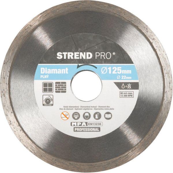 Disco Strend Pro 521B, 125 Mm, Diamantato, Continuo-image
