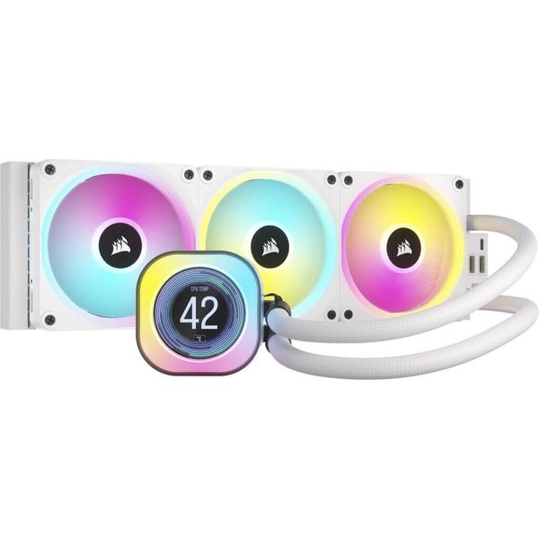 Corsair Icue Link H150I Lcd - Sistema Di Raffreddamento A Liquido Per Processori - Dimensioni Del Dissipatore: 360 Mm - (Per: LGA1156, LGA1155, LGA1150, LGA1151, AM4, LGA1200, LGA1700, AM5)-image